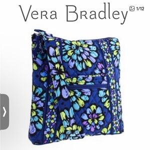 Vera Bradley Indigo Pop Floral Crossbody Bag